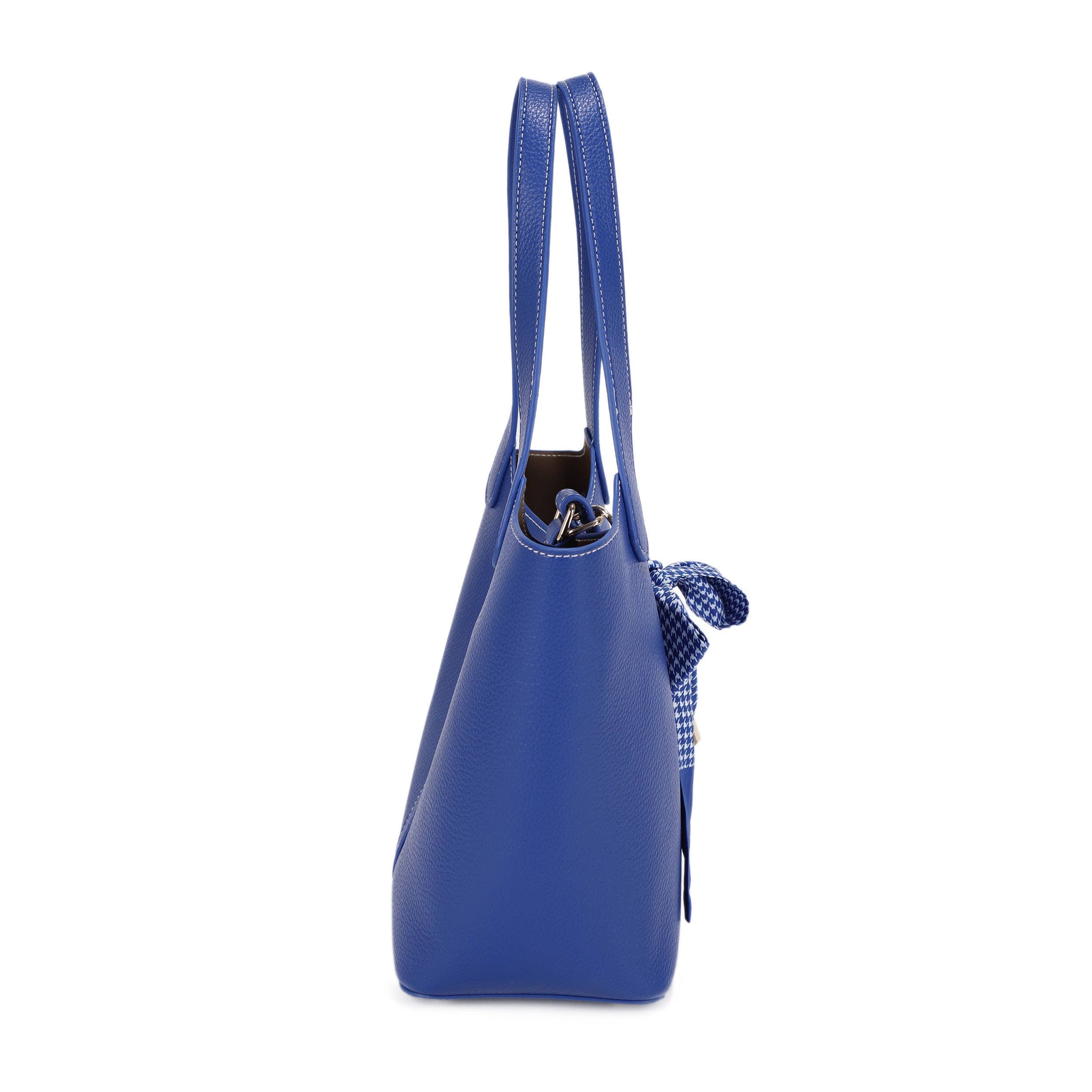 Cinthya Top Handle Handbag With Bow Detail: Red