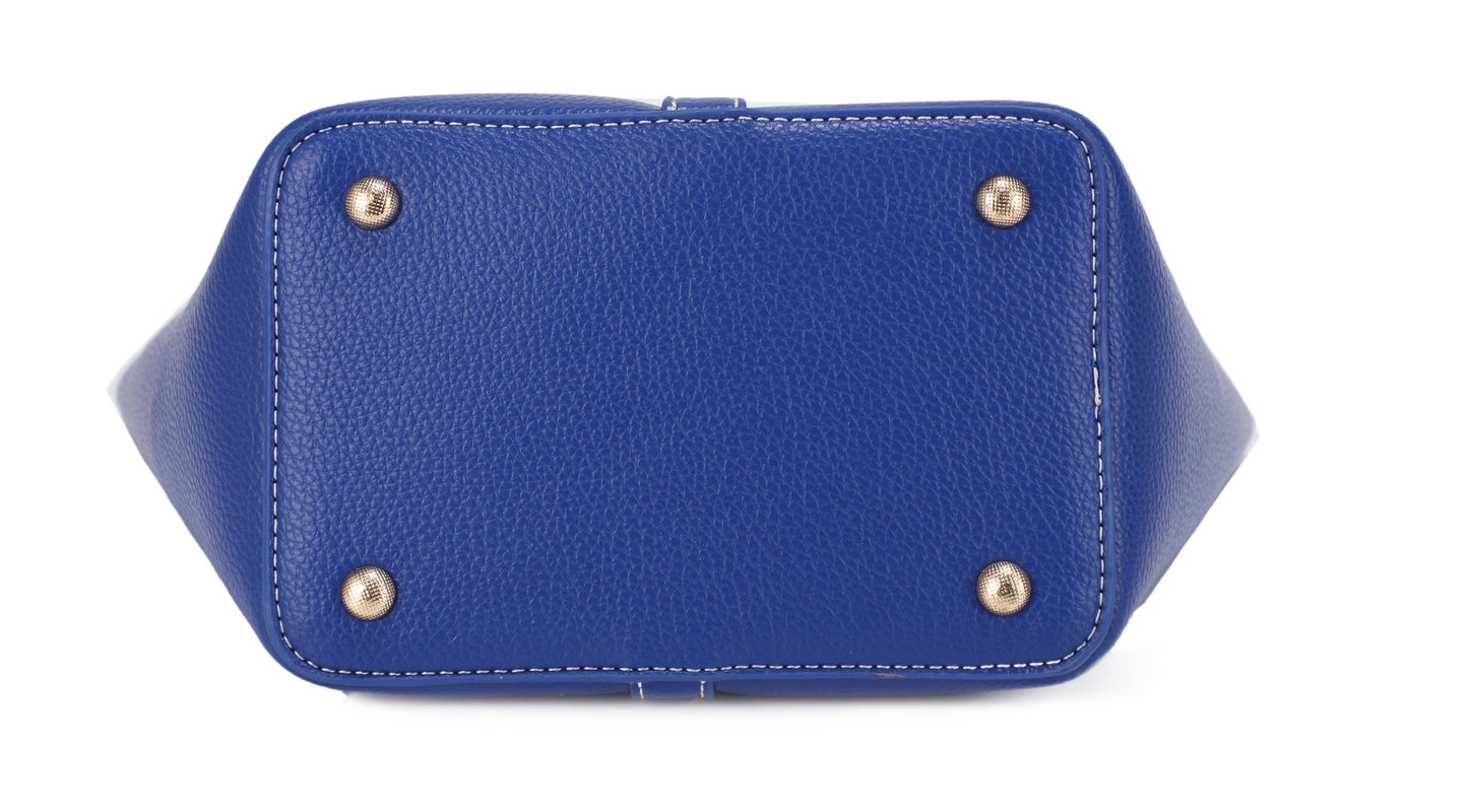 Cinthya Top Handle Handbag with Bow Detail | Red Vegan Leather Satchel