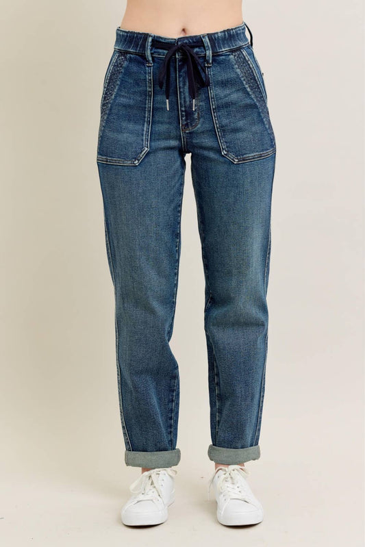 High Waist Vintage Wash Jogger – Judy Blue Denim