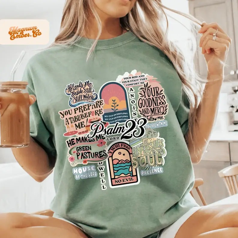 PSALM 23 CREWNECK TEE