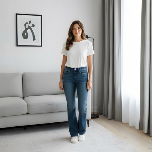 Flying Monkey High Rise Bootcut Jeans