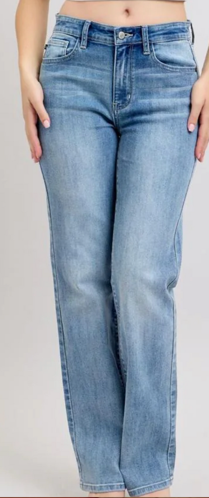 Judy Blue High Waist Light Dad Jeans
